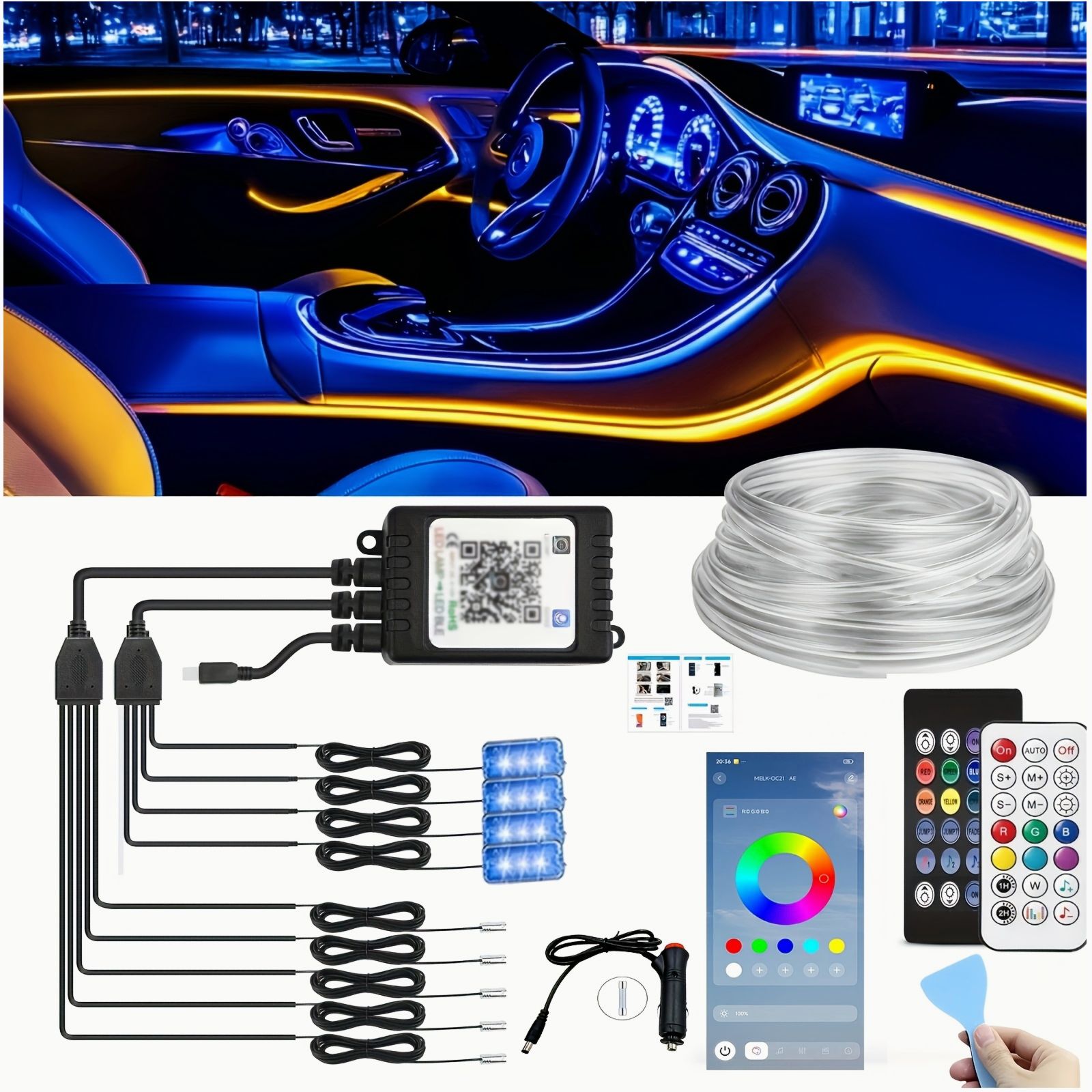 Smart 9-in-1 LED Interior Ambi - Interior Design Apps recensie en prijs