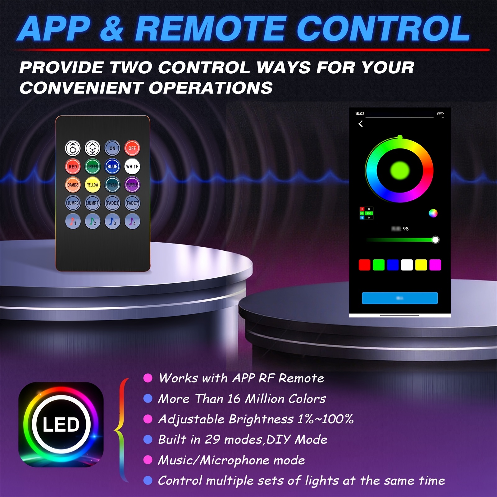 Smart 9-in-1 LED Interior Ambi - Interior Design Apps recensie en prijs