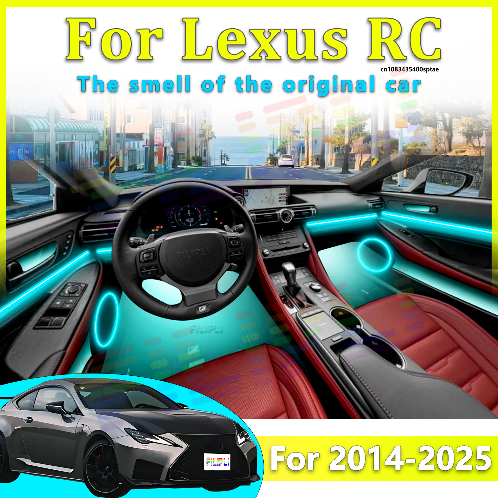 For Lexus RC 2014-2025year Exc - Interior Design Apps recensie en prijs