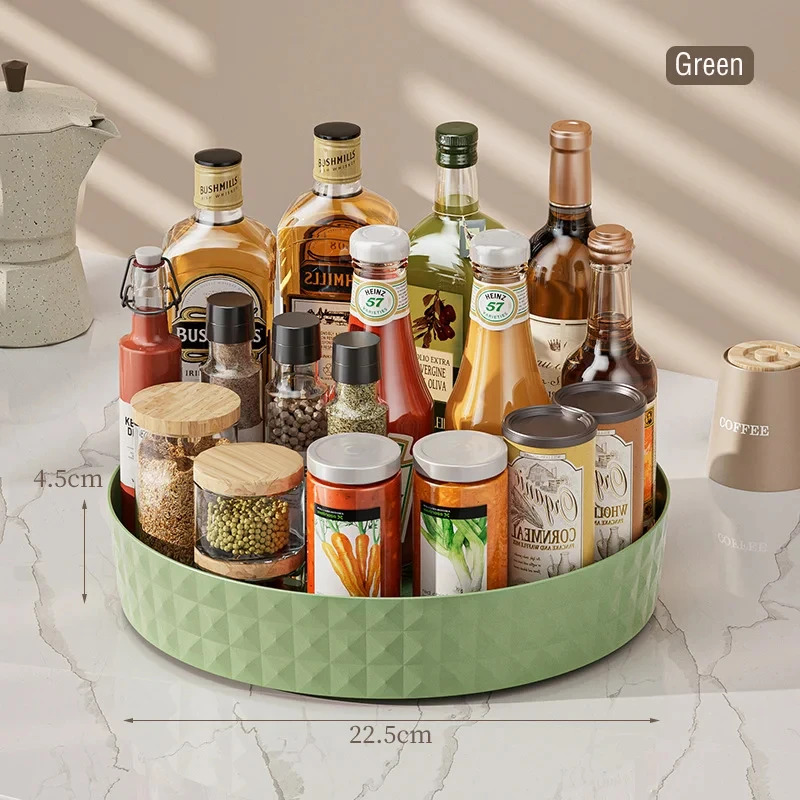 1Pc 360 Degree Rotating Spice  - Travertine Tray Oval recensie en prijs