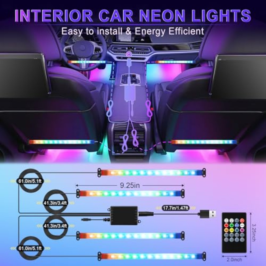 Interior Car LED Lights, Smart - Interior Design Apps recensie en prijs