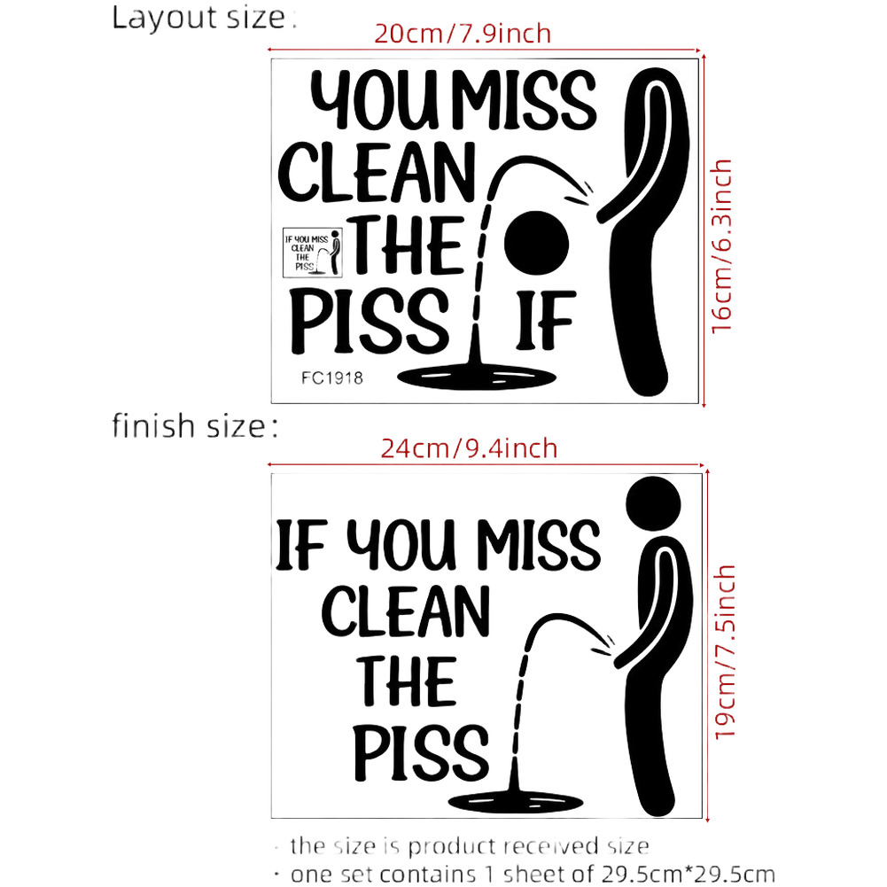 3 Piece Restroom Indicator Dec - Interior Design Language recensie en prijs
