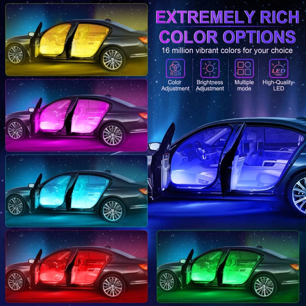 RGB Car Interior Lights with A - Interior Design Apps recensie en prijs