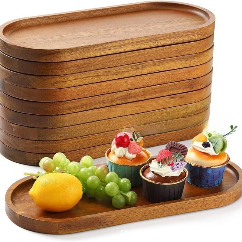 Wabi Sabi Style Acacia Wood De - Travertine Tray Oval recensie en prijs