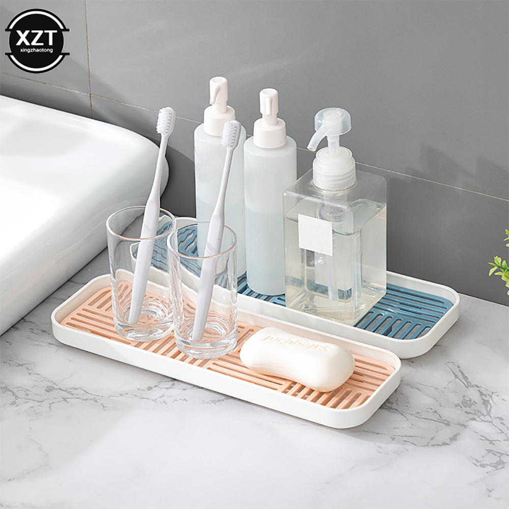 Sink Soap Organzier Rack Plast - Travertine Tray Oval recensie en prijs