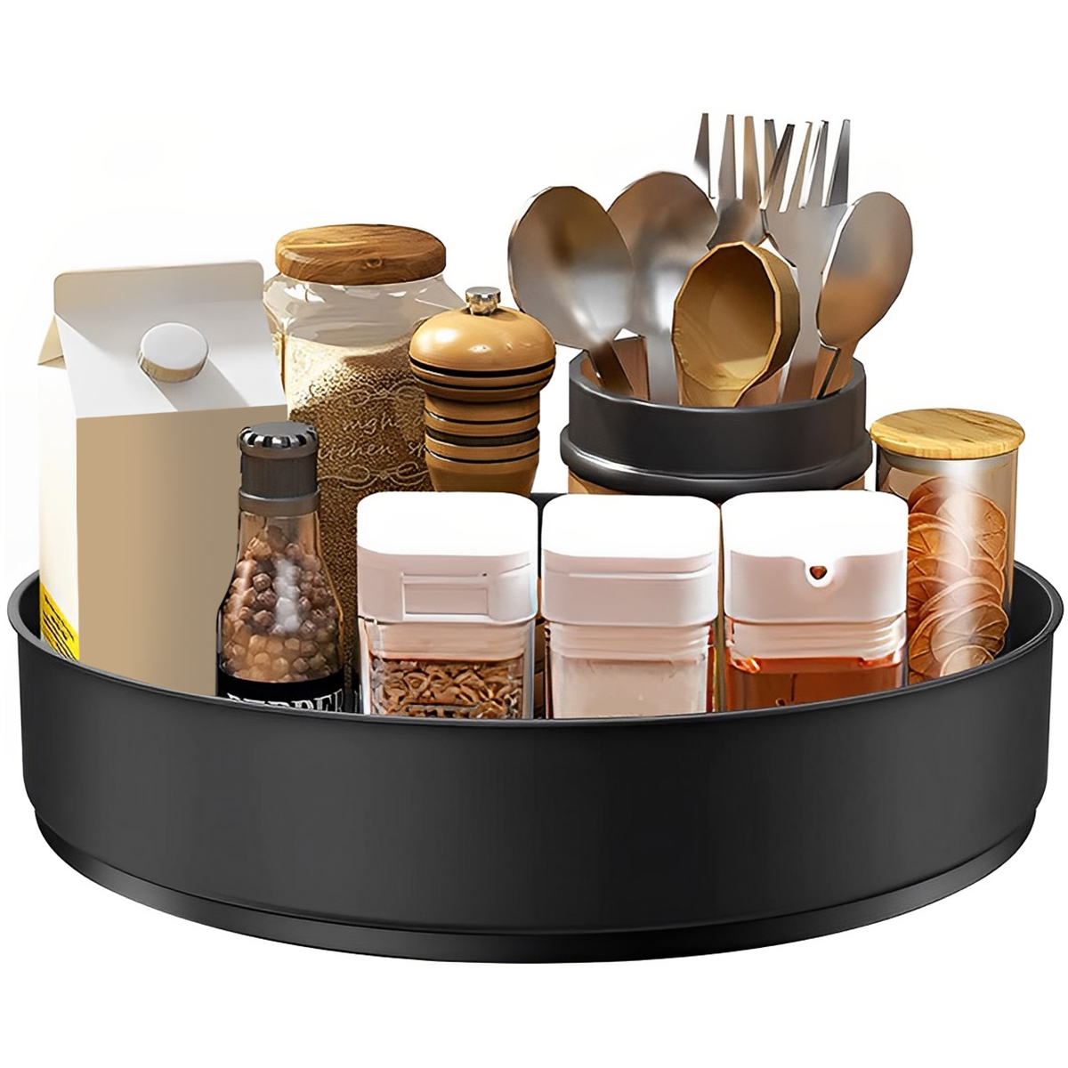 Stainless Steel Layer Turntabl - Travertine Tray Oval recensie en prijs